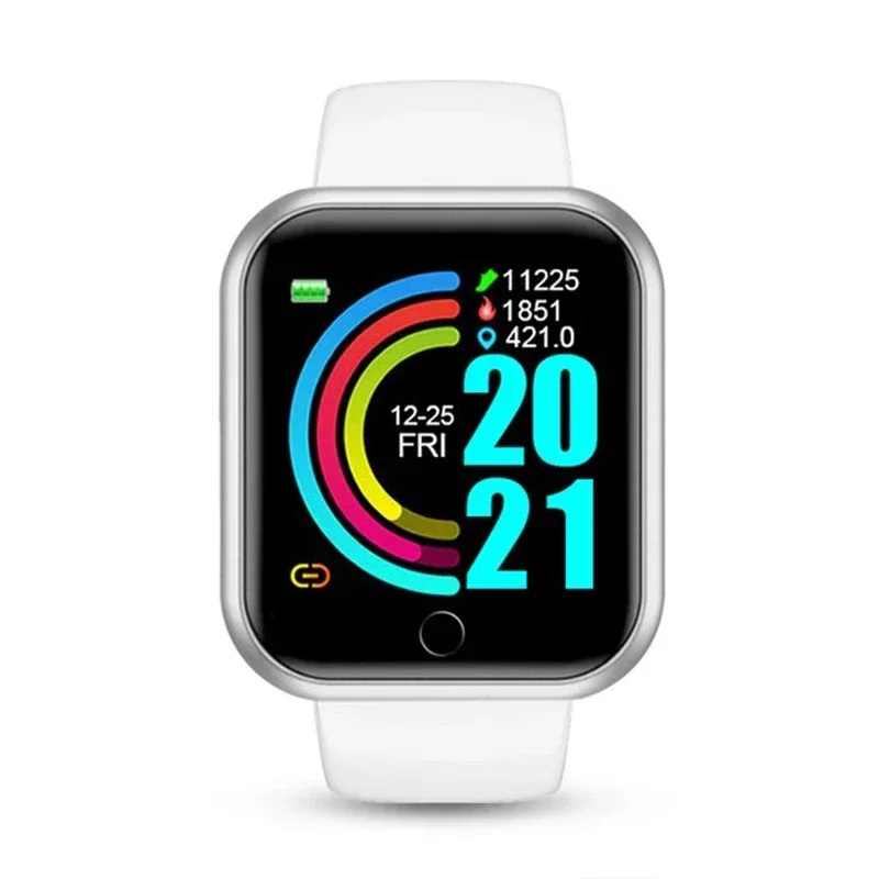 Sports Smartwatch Women Bracelet Men Smart Watch connected Music Control Player Fitness Step Sleep Monitor Y68 D20 Alarm Clock