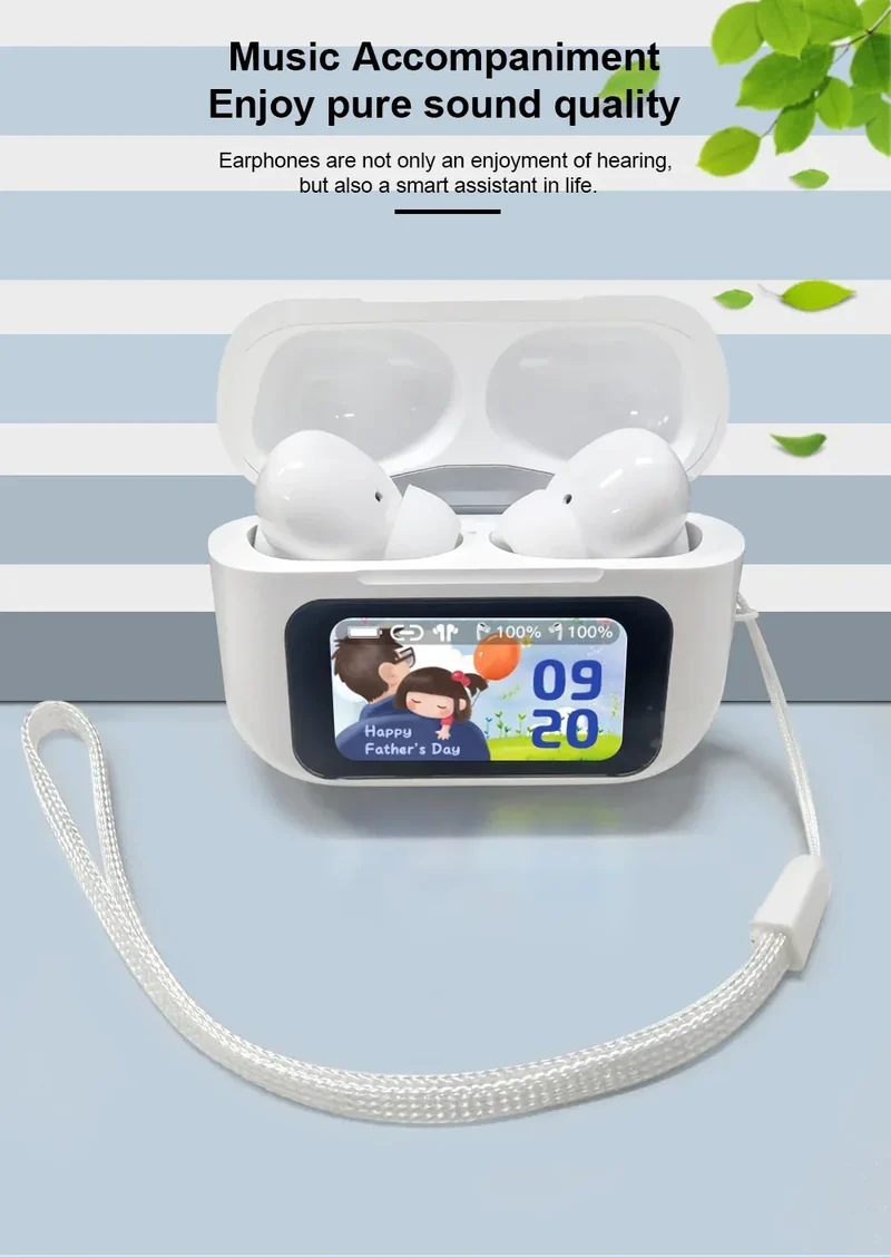 New Air Pro Wireless Bluetooth Earphones Headphones ANC Noise Reduction HiFi Sound Low Latency Earbuds HD Music Touch Headsets