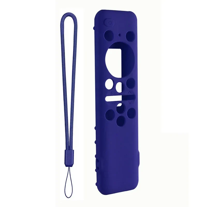 For Samsung BN59-01432A 01432B Remote Control Silicone Protective Case Shockproof Anti-Slip Smart TV Soft Sleeve with Lanyard
