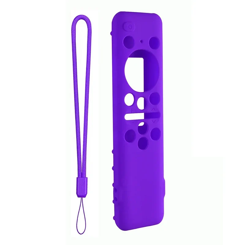 For Samsung BN59-01432A 01432B Remote Control Silicone Protective Case Shockproof Anti-Slip Smart TV Soft Sleeve with Lanyard