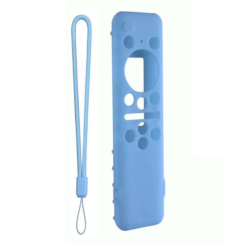 For Samsung BN59-01432A 01432B Remote Control Silicone Protective Case Shockproof Anti-Slip Smart TV Soft Sleeve with Lanyard