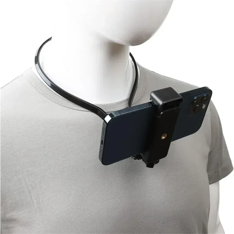 Portable Outdoor First View Bracket Neck Hanging Phone Holder Universal Action camera For Sport Camera 7.2 inches Smart Phone