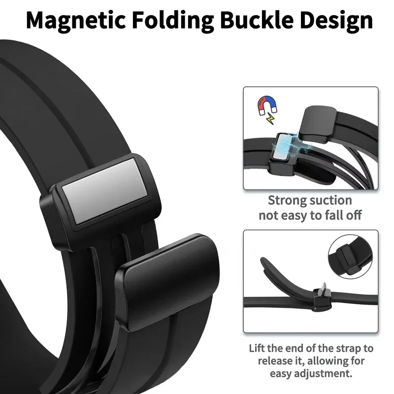 20 22mm Watch Band For Samsung Galaxy watch 6/4/5 pro/gear s3/active 2/classic Sport Magnetic Strap for Huawei GT 2 2e 3 Band