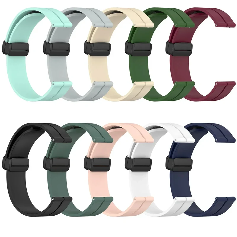 20 22mm Watch Band For Samsung Galaxy watch 6/4/5 pro/gear s3/active 2/classic Sport Magnetic Strap for Huawei GT 2 2e 3 Band