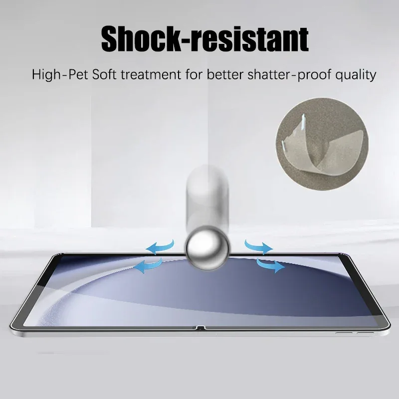 2pcs Pet Screen Protector For Samsung Galaxy Tab S7 Fe S9 Fe A9 Plus S6 Lite S7 S8 S9 A8 Plus Protective Clear Film No Glass