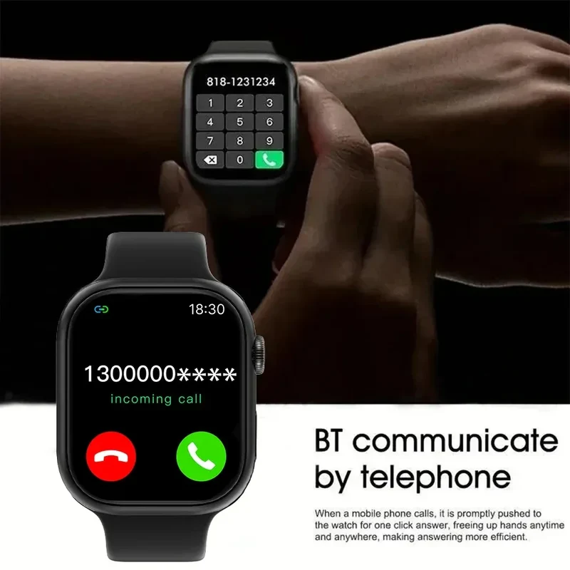 2025 New Smartwatch For Men Android IOS Phone 1.73" Screen Bluetooth Call Blood Oxygen Pressure Monitoring Smart Watch Women