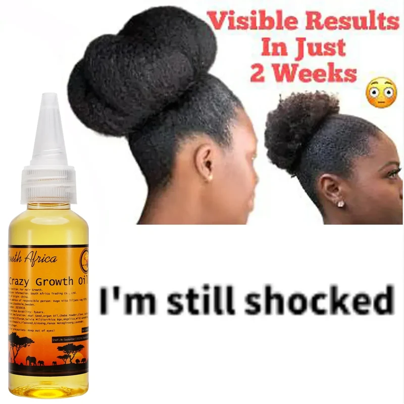 African Layden Oil Made by Ancient Methods GROW YOUR HAIR FASTER LONGER Visible Results Stop Breakage Promotes Hair Growth