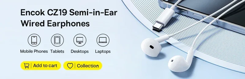 Baseus H19 Wired Earphones 6D Stereo Bass Headphone In-Ear 3.5mm Jack Headset with MIC for Xiaomi Samsung iPhone 6 Earbuds