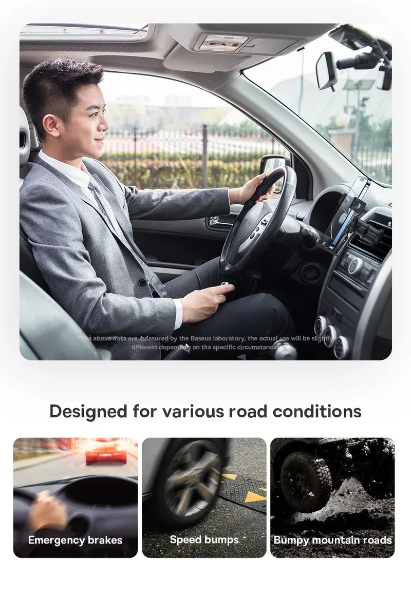 Baseus Car Phone Holder for Car Air Vent Mount Phone Holder Stand for iPhone Samsung Gravity Mobile Phone Holder Gps Flexible