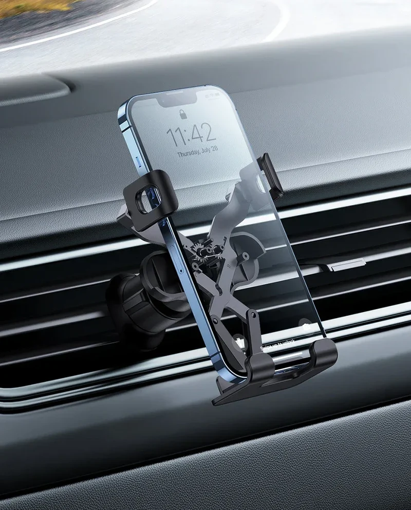 Baseus Car Phone Holder for Car Air Vent Mount Phone Holder Stand for iPhone Samsung Gravity Mobile Phone Holder Gps Flexible