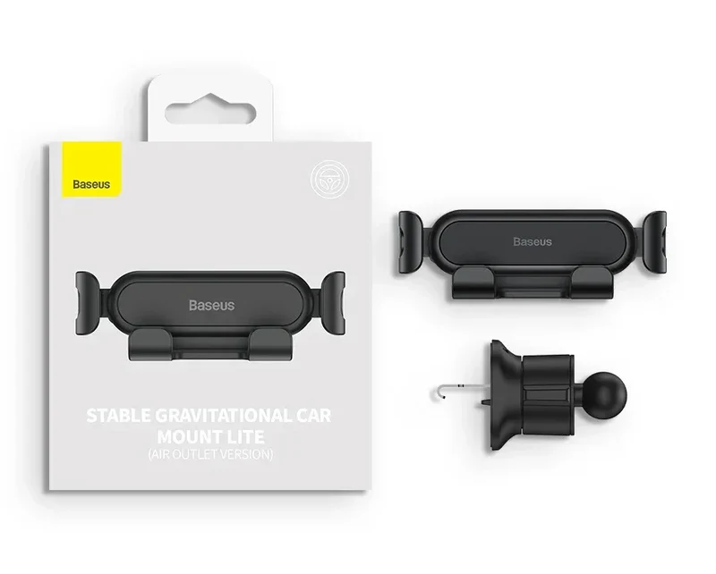 Baseus Car Phone Holder for Car Air Vent Mount Phone Holder Stand for iPhone Samsung Gravity Mobile Phone Holder Gps Flexible