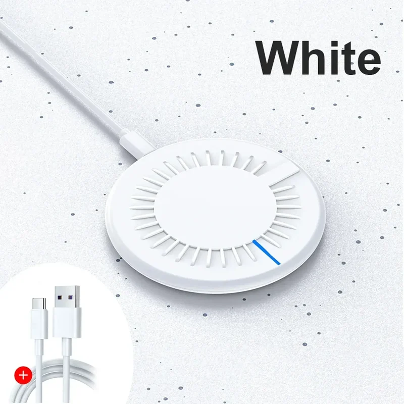 LED Night Light Wireless Charger Stand Pad For iPhone 16 15 14 13 12 Pro Max Samsung S25 S24 Xiaomi Quick Fast Charging Station