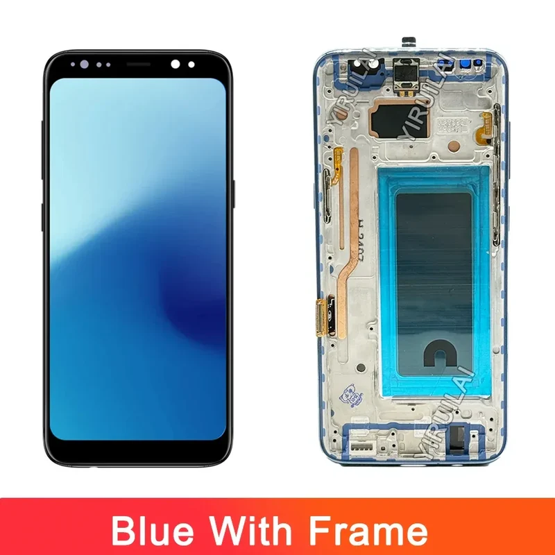 TFT Screen For Samsung Galaxy S8 LCD With Frame G950F G950U Touch Screen Repairment Parts Assembly Display Without Fingerprints