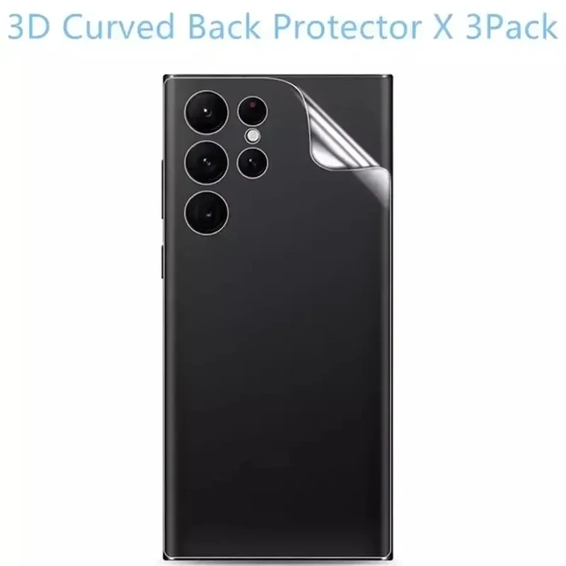 3PCS Back Matte Hydrogel Film for Samsung S24 S23 S22 S21 S20 Ultra FE S10 S9 Plus Screen Protector for Note 8 9 10 20 TPU Film