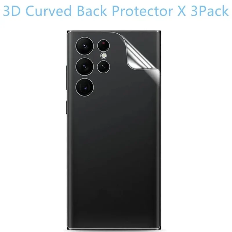 3PCS Back Matte Hydrogel Film for Samsung S24 S23 S22 S21 S20 Ultra FE S10 S9 Plus Screen Protector for Note 8 9 10 20 TPU Film
