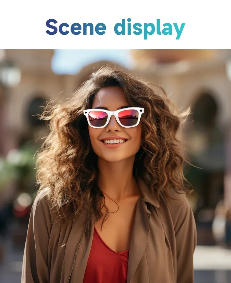 2025 Smart Sunglasses ai smart glasses with Camera Video 8MP Translation Bluetooth Call Music Play Men Women Recording 100+