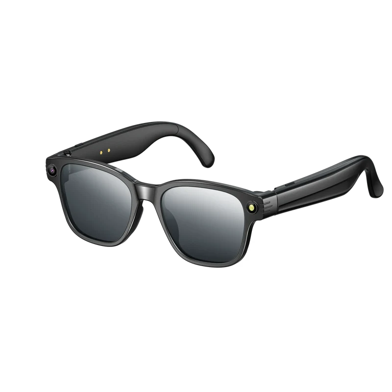 Smart Glasses With 8M HD camera 1200P anti-shake HD video AI intelligent voice assistant Real-time translation Object recognion