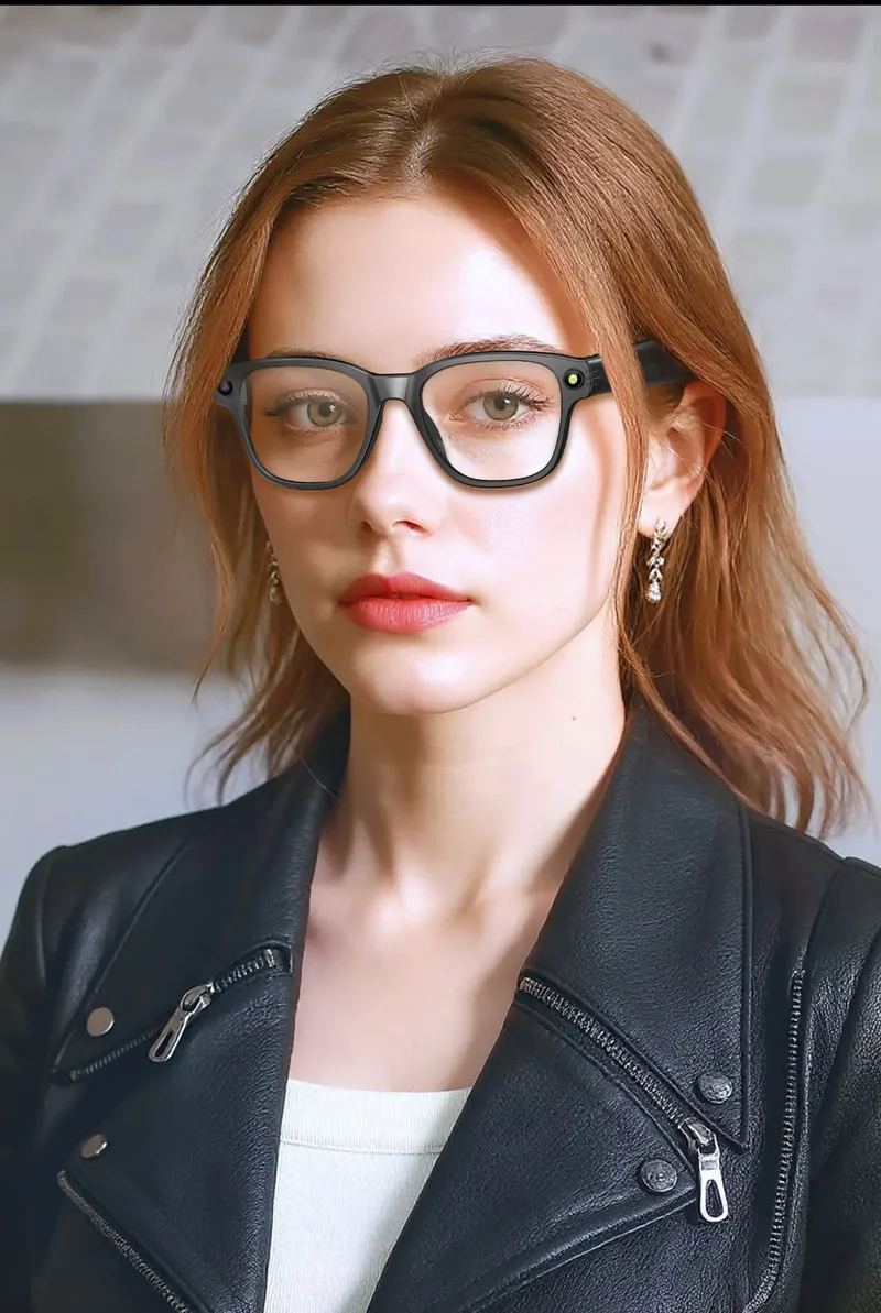 Smart Video Glasses Myopia Prescription Anti Shake Video Recording WIFI Bluetooth Transmission Object Recognition Smart Glasses
