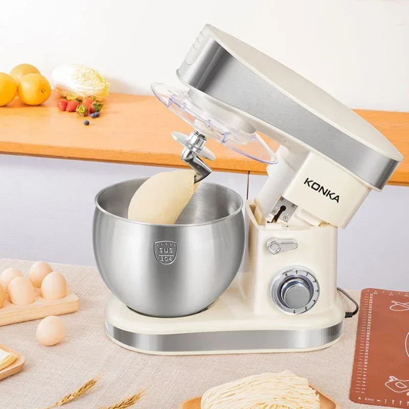 1500W stand Chef Machine mixer Multifunctional Commercial Mixer Dough Mixer Household Small Automatic New electric blender 220V