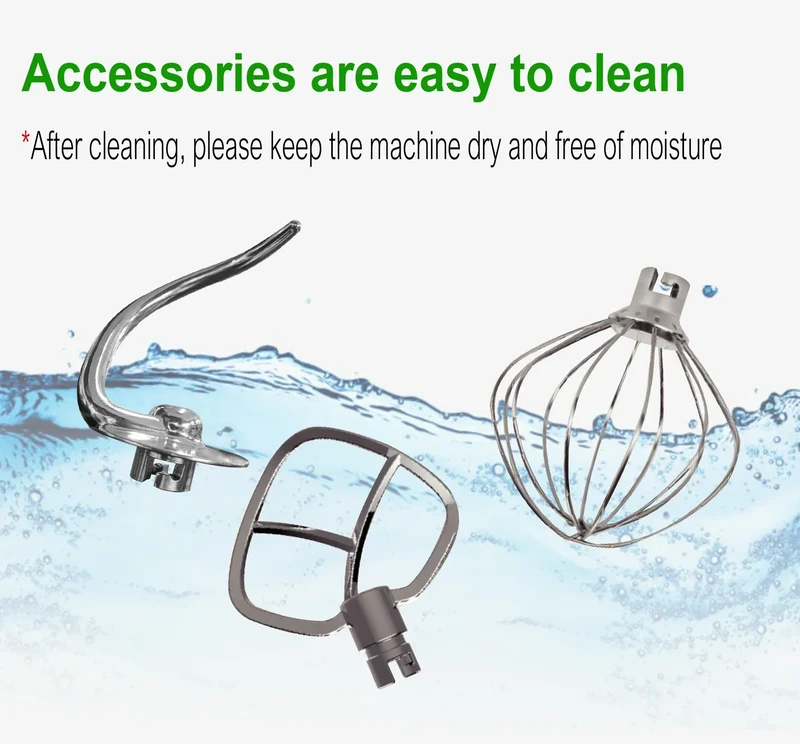 Stand Mixer Professional Kitchen Aid Food Blender Cream Whisk Cake Dough Mixers With Bowl Metal Gear Chef Machine Charm Sonifer