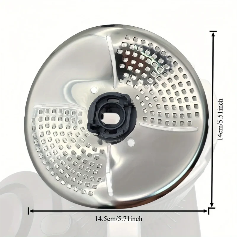 TM7 Protective Cover Peeler Cutter, Blade Cover Attachment for Thermomix TM6 TM5 TM7 Vegetables Stainless Steel, Kitchen Accesso