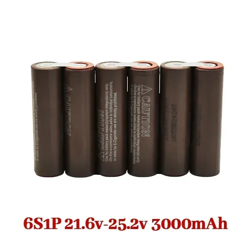 NEW 18650 HG2 3000mAh 6000mAh 20amps 3S 4S 5S 6S 8S 7.4V 12.6V 14.8V 18V 25.2V 29.6V for Screwdriver Batteries Weld Battery Pack