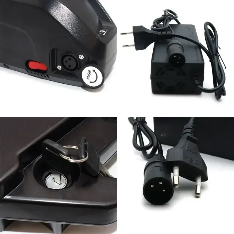 For Hailong Battery 30Ah 20Ah 36V 48V 52V for Bafang BBS02 BBS03 BBSHD Powerful and long-lasting power Motor Hailong Battery