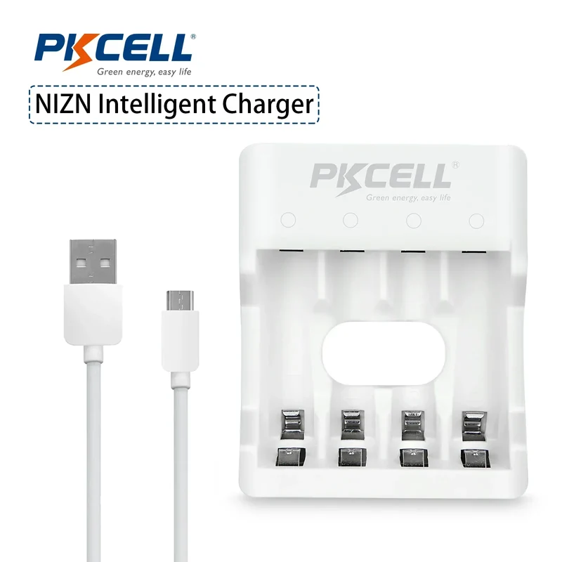 4/8/12PC Ni-Zn AAA Rechargeable Battery 1.6V 900mWh AAA nizn batteries pack with NiZn Charger for NIZN AA/AAA Battery