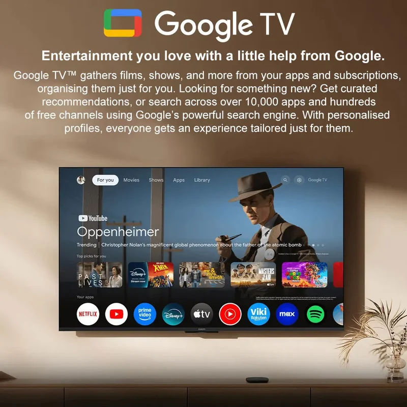 Xiaomi TV Box S 3nd Gen Global Version 2G RAM 32G ROM 4K UHD Dolby Vision HDR10+ Google TV WIFI 6 BT5.2 Google Assistant