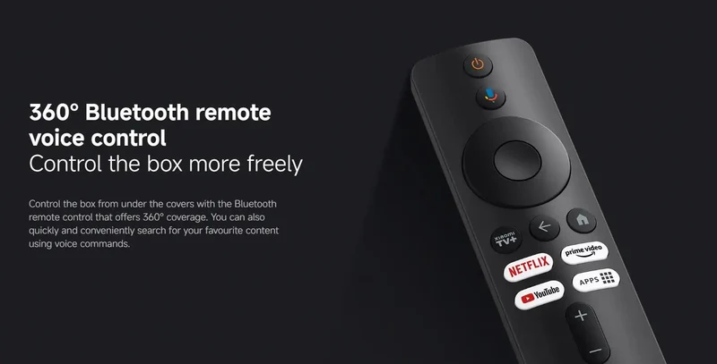 Xiaomi TV Box S 3nd Gen Global Version 2G RAM 32G ROM 4K UHD Dolby Vision HDR10+ Google TV WIFI 6 BT5.2 Google Assistant