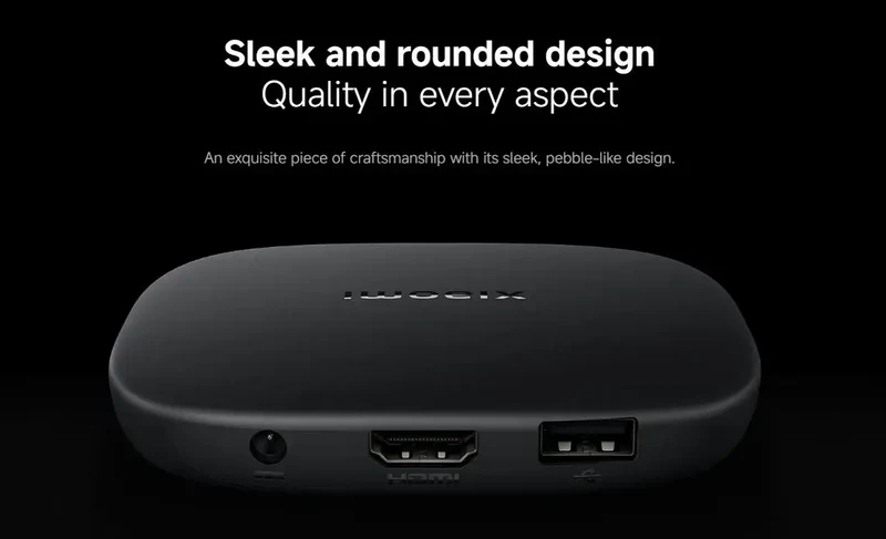 Xiaomi TV Box S 3nd Gen Global Version 2G RAM 32G ROM 4K UHD Dolby Vision HDR10+ Google TV WIFI 6 BT5.2 Google Assistant