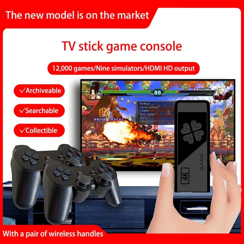 Handheld game Controls TV Stick M8II Support expand 32GB HDMI Output CPU-RK3032 DDR3 Wireless Controller Switch PS1 TV Stick
