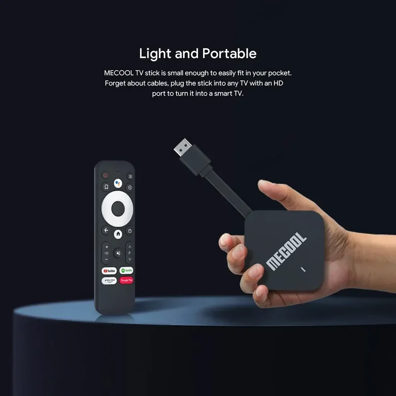 [Genuine]MECOOL ATV KD2 Best Global Version Amlogic S905Y4 TV Stick 4G 32G 4K Dual WIFI Google Certified TV Box BT5.0 PK KD3 KD5