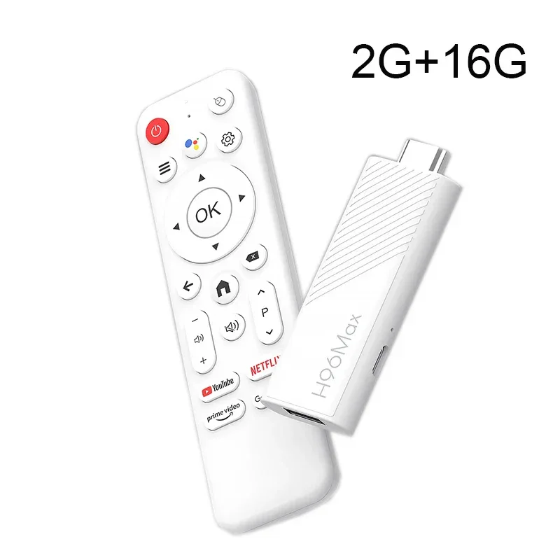 Smart TV Stick H96 MAX H313 2GB 16GB 8GB Android 14 Wifi6 BT5.0 Quad Core Home Media Player Voice Assistant TV Stick