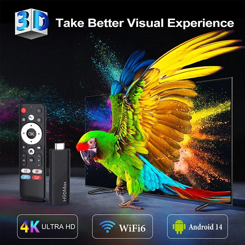 H96 MAX H313 TV Stick Allwinner H313 Quad Core mini smart TV BOX 4K Wifi6 BT5.0 Google voice assistant Smart Set Top Box