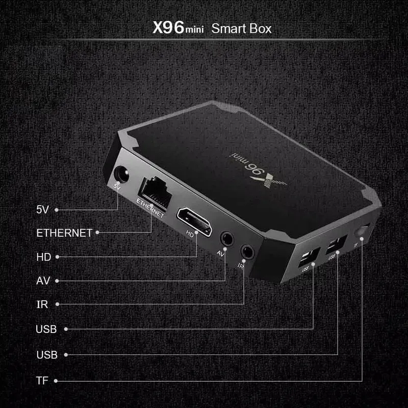 2026 4K UHD HDR 10+ Smart Tv Box Android 10 X96 Mini 4G WiFi TV Stick S905W Quad Core 1+8GB Multimedia Player TV Box