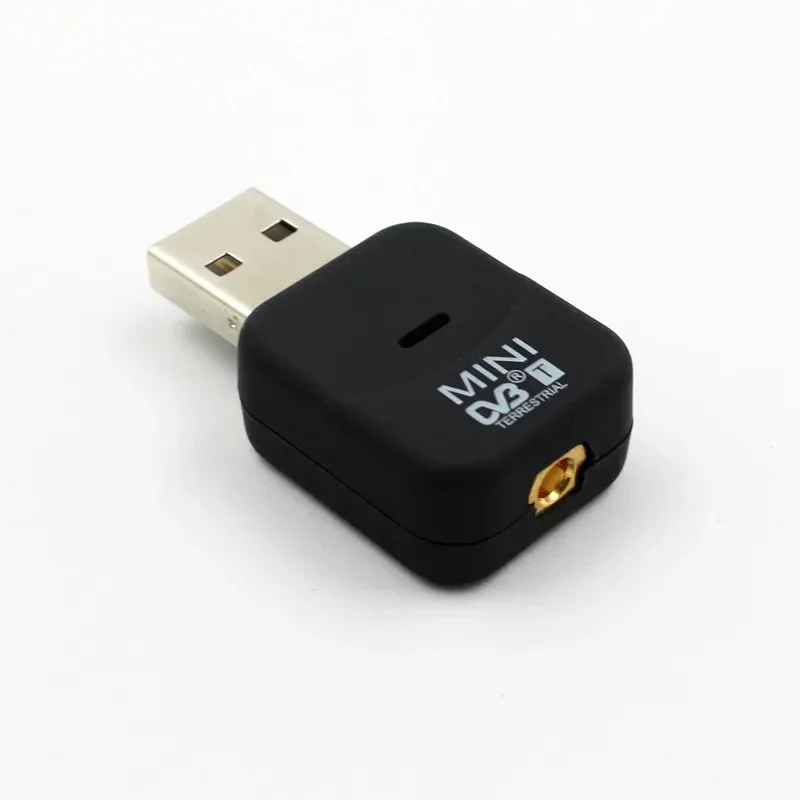 Mini USB DVB-T Digital Terrestrial TV Receiver Tuner Stick Dongle OSD MPEG-2 MPEG-4 with Antenna Remote Control For Laptop PC