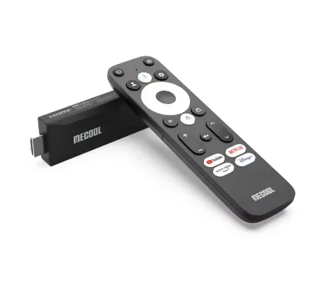 [Genuine] 2025 Newest Mini TV Stick MECOOL MEgo1 4K HDR 2GB+8GB 5G Built-in wifi LAN 100M Best Google Certified Netflix TV Stick