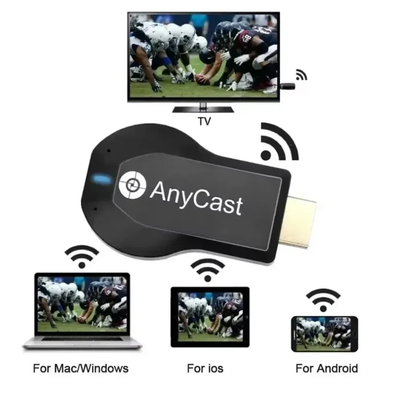New M2 Plus Wireless HDMI WiFi Display 4K 1080P Compatible TV Dongle Receiver for DLNA Airplay Miracast for AnyCast for IOS