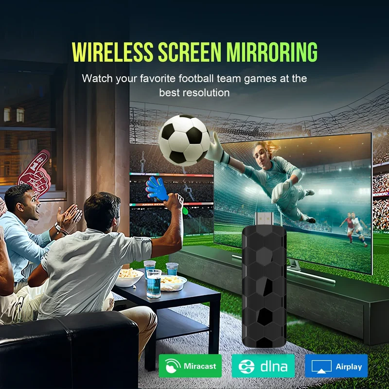 2026 New R3+ TV Stick Dual UI Interface Dual Wifi 2.4G/5.8G 4K Ultra HD 8GB 128GB RK3518 Quad Core Home Theater Media Player
