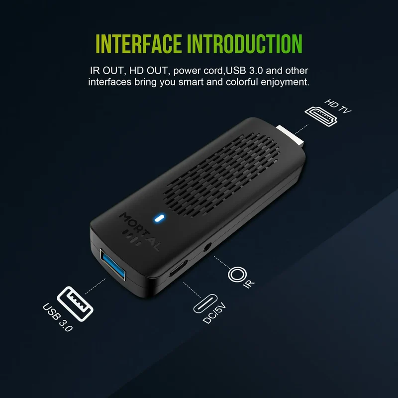 2026 New R3+ TV Stick Dual UI Interface Dual Wifi 2.4G/5.8G 4K Ultra HD 8GB 128GB RK3518 Quad Core Home Theater Media Player