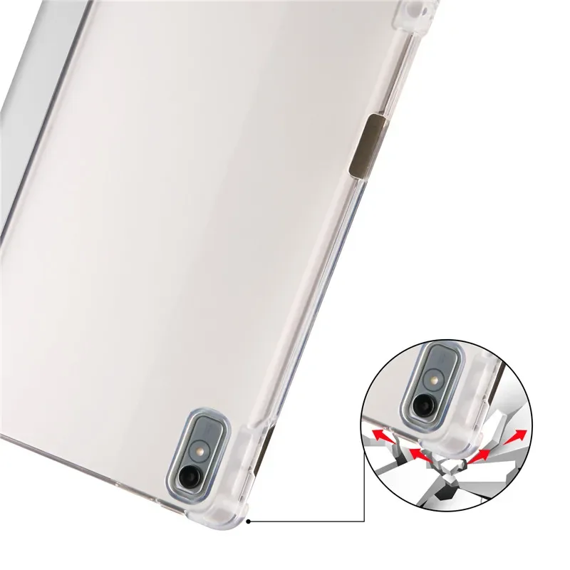 Coque For Lenovo Xiaoxin Pad Pro 2025 Case PU Leather Soft Back Stand Cover For Xiaoxin Pad Pro 12.7 2025 Case with Pen Holder