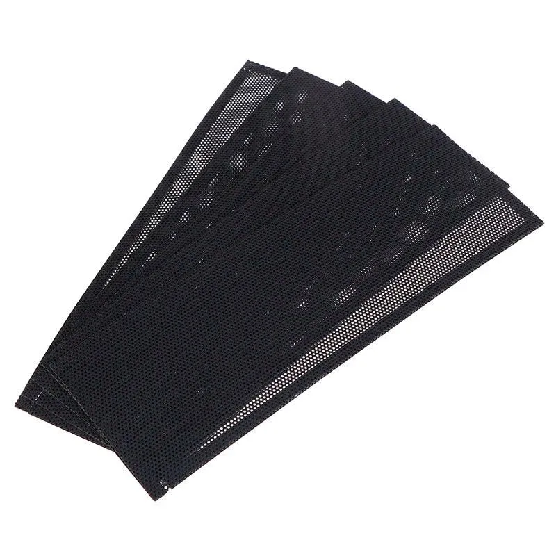 5 Set Universal DIY Shield backplane PVC Dust Filter For Computer Cooling Fan Shield Back Plate Chassis Bracket of Motherboard