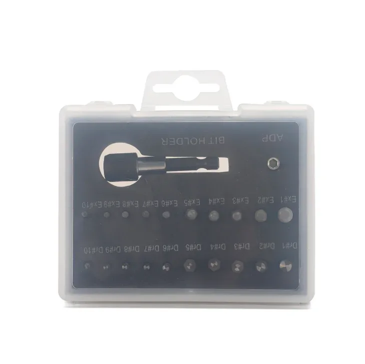 HSS 4241 22pcs Damaged Screw Extractor Set in Plastic Box Hand Tools