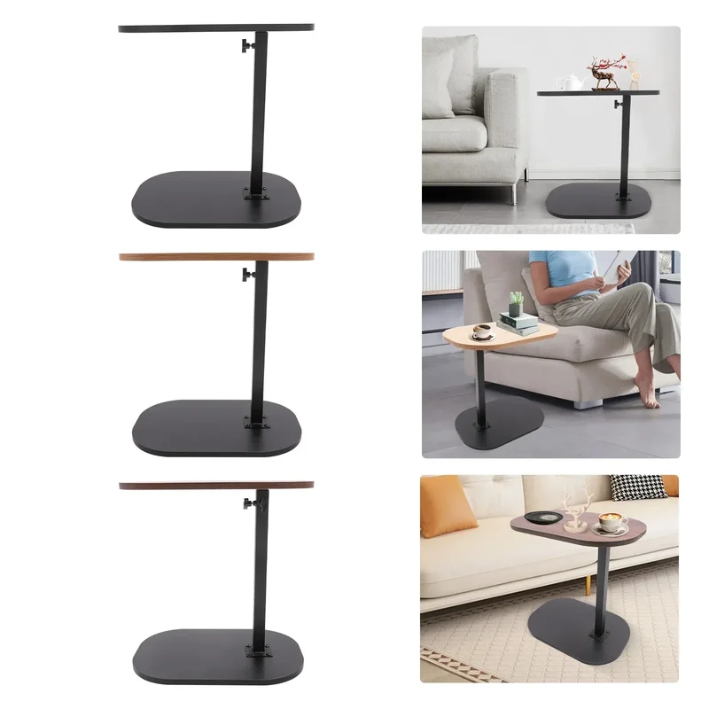 Modern Freestanding C-shaped Side Table Small Coffee Table Height Adjustable Side Table