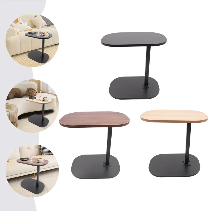 Modern Freestanding C-shaped Side Table Small Coffee Table Height Adjustable Side Table