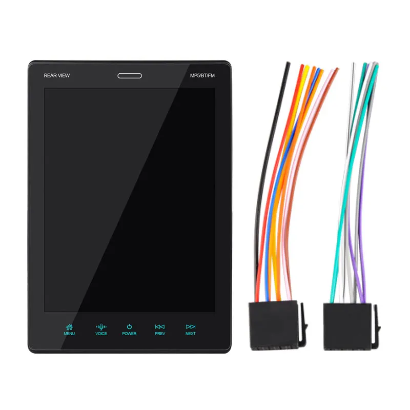 9.5 Inch Touch Screen Vertical MP5 Car Stereo 2 Din with AUX//USB/FM Mirror Link Car Radio Player