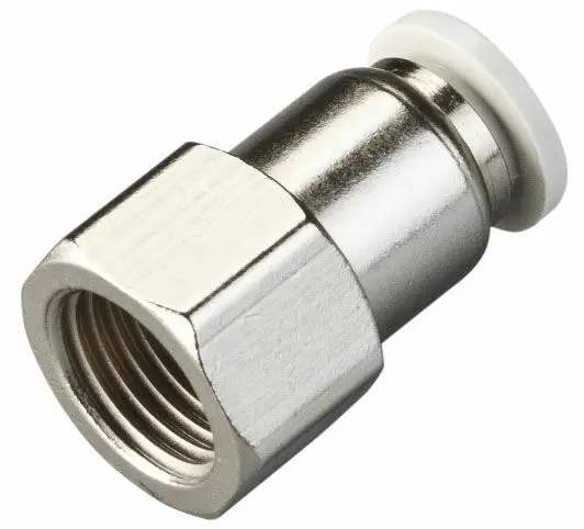 Trachea Pneumatic Quick Connector Female Thread Straight Through PCF/4/6/8mm/10/12/14/01-02-03-04 PCF