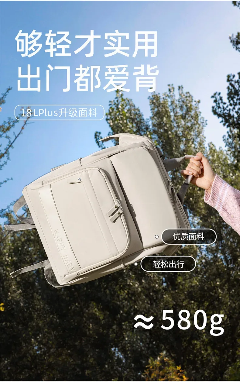 New Mom Bag: Multi-Functional, High-Capacity, Lightweight Diaper Bag with Milk Storage Compartment