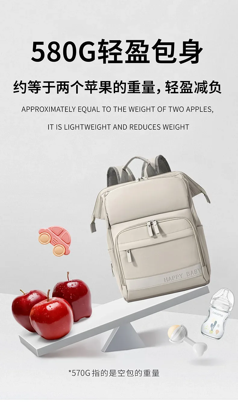 New Mom Bag: Multi-Functional, High-Capacity, Lightweight Diaper Bag with Milk Storage Compartment